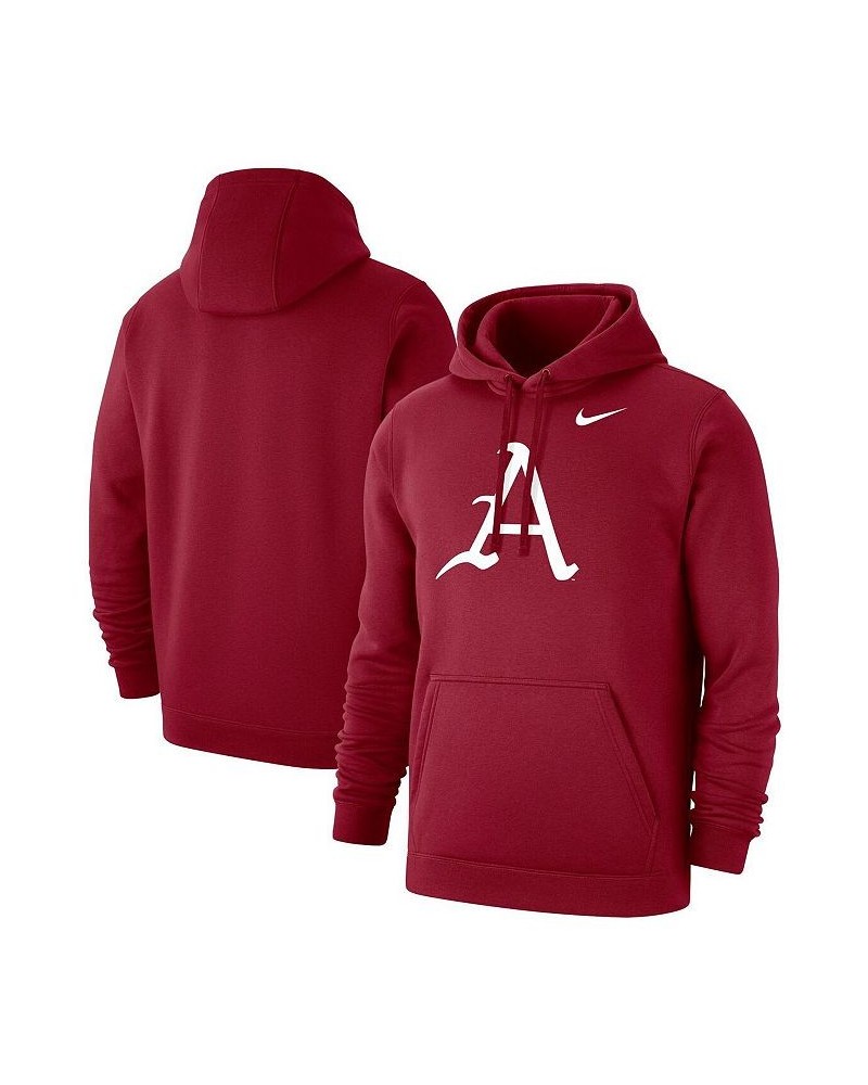 Men's Cardinal Arkansas Razorbacks Big and Tall Alternate Logo Club Pullover Hoodie $44.19 Sweatshirt