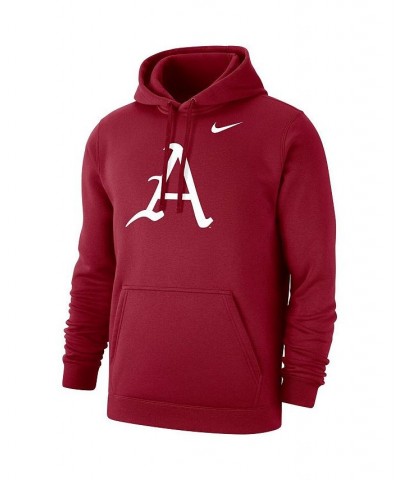 Men's Cardinal Arkansas Razorbacks Big and Tall Alternate Logo Club Pullover Hoodie $44.19 Sweatshirt