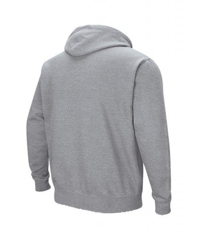 Men's Heathered Gray South Dakota Coyotes Arch and Logo Pullover Hoodie $23.64 Sweatshirt