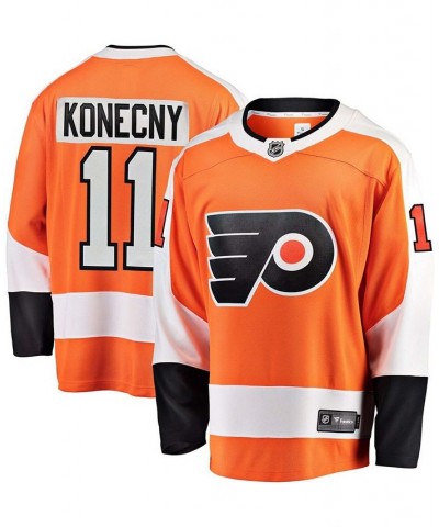 Men's Travis Konecny Orange Philadelphia Flyers Breakaway Player Jersey $66.27 Jersey