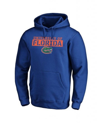 Men's Branded Royal Florida Gators Stencil Plane Fitted Pullover Hoodie $33.59 Sweatshirt