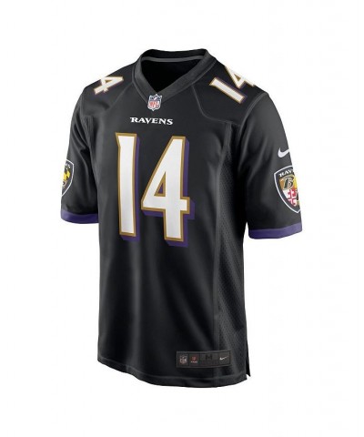 Men's Kyle Hamilton Black Baltimore Ravens 2022 NFL Draft First Round Pick Game Jersey $56.00 Jersey