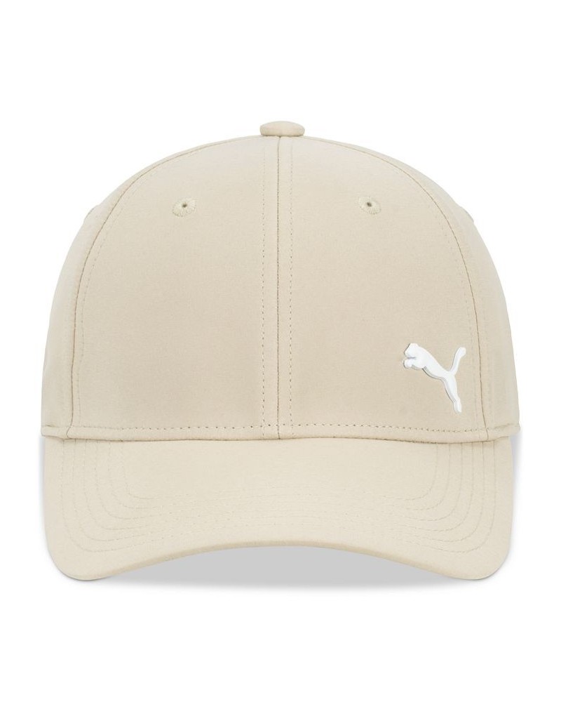 Men's Alloy Solid Color Cat Logo Stretch Fit Cap Natural $14.62 Hats