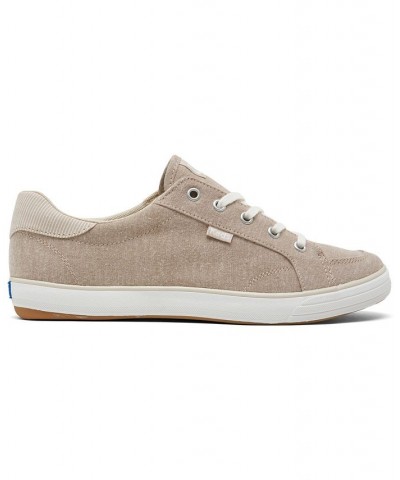 Women's Center III Chambray Casual Sneakers Tan/Beige $32.90 Shoes