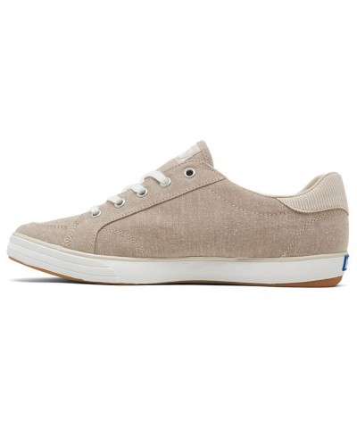 Women's Center III Chambray Casual Sneakers Tan/Beige $32.90 Shoes