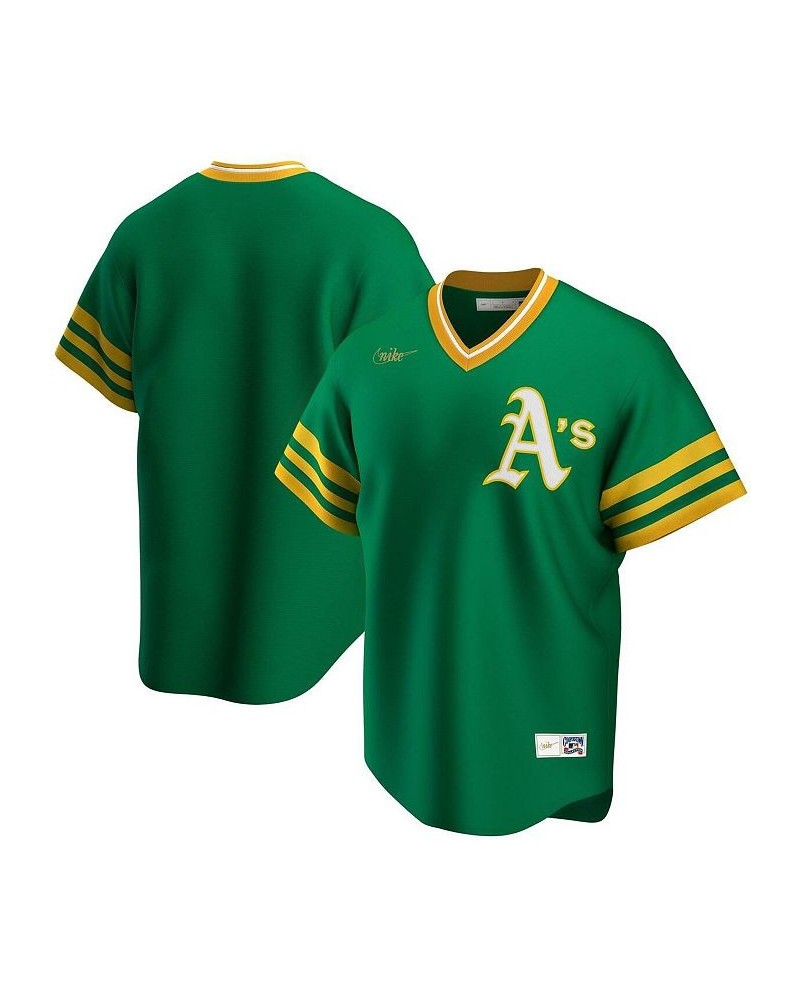 Men's Kelly Green Oakland Athletics Road Cooperstown Collection Team Jersey $72.50 Jersey