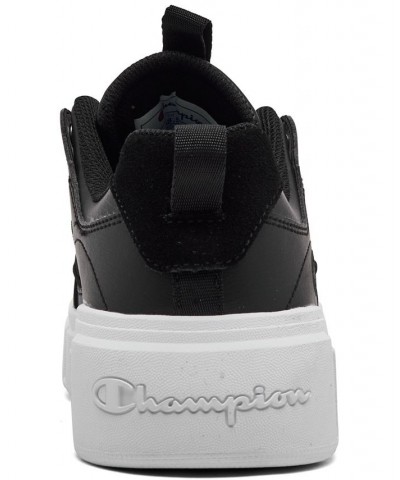 Women's Ventor Chic Casual Sneakers Black $32.80 Shoes