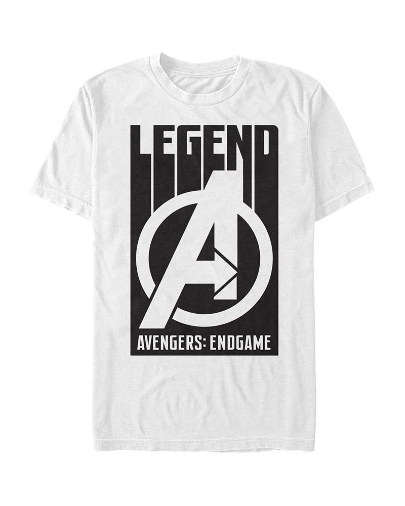 Marvel Men's Avengers Endgame Legend Logo, Short Sleeve T-shirt White $15.75 T-Shirts