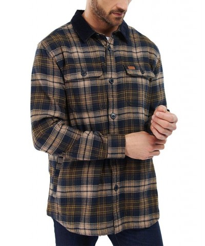 Men's Ambleside Check Shirt Jacket Blue $45.10 Shirts