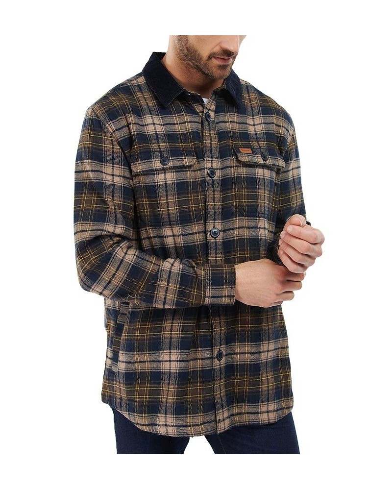 Men's Ambleside Check Shirt Jacket Blue $45.10 Shirts