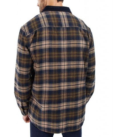 Men's Ambleside Check Shirt Jacket Blue $45.10 Shirts