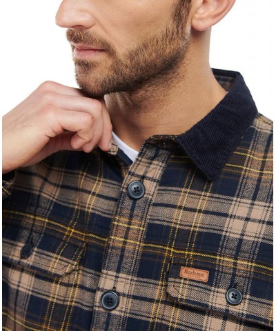 Men's Ambleside Check Shirt Jacket Blue $45.10 Shirts