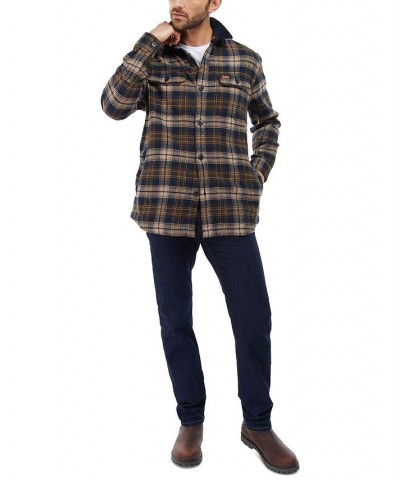 Men's Ambleside Check Shirt Jacket Blue $45.10 Shirts