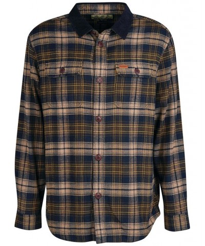 Men's Ambleside Check Shirt Jacket Blue $45.10 Shirts