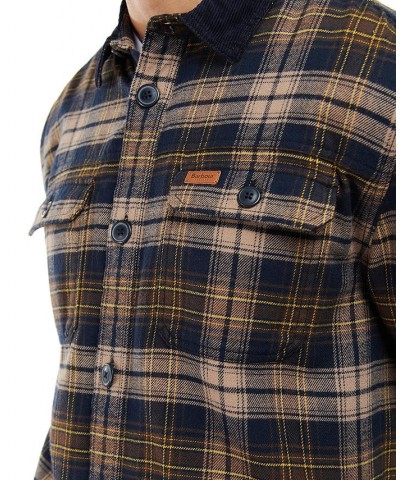 Men's Ambleside Check Shirt Jacket Blue $45.10 Shirts