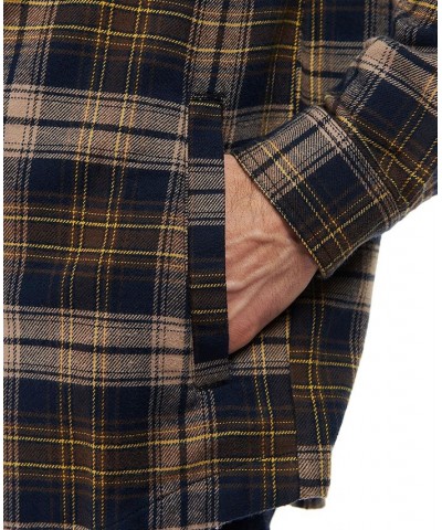 Men's Ambleside Check Shirt Jacket Blue $45.10 Shirts