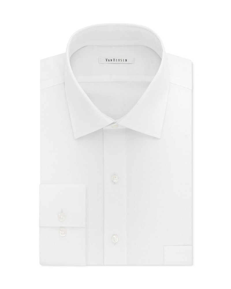 Men's Classic-Fit Wrinkle Free Flex Collar Stretch Solid Dress Shirt PD02 $20.25 Dress Shirts