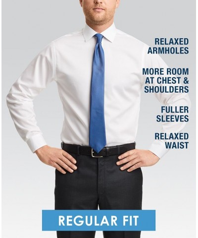 Men's Classic-Fit Wrinkle Free Flex Collar Stretch Solid Dress Shirt PD02 $20.25 Dress Shirts