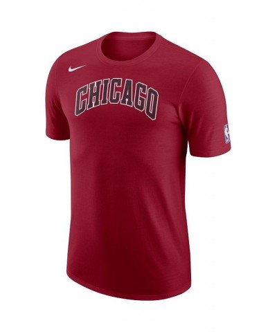 Men's Red Chicago Bulls 2022/23 City Edition Essential Logo T-shirt $26.54 T-Shirts