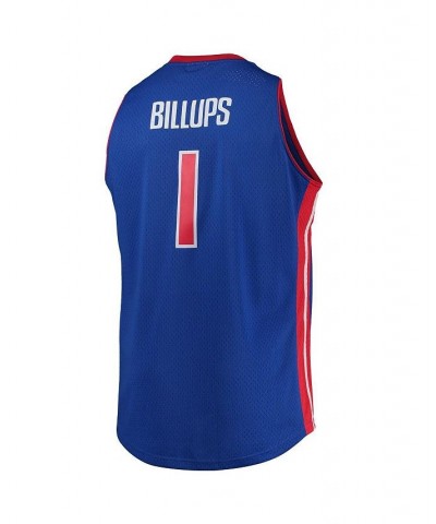 Men's Chauncey Billups Blue Detroit Pistons Big and Tall Hardwood Classics Swingman Jersey $52.50 Jersey