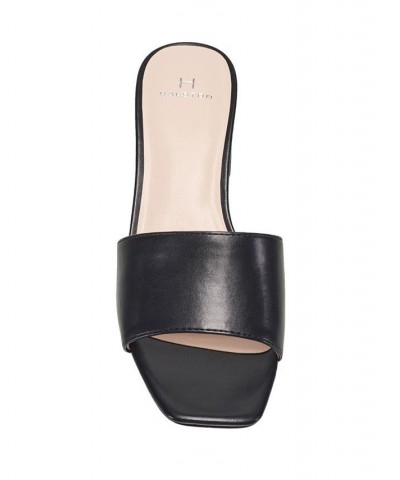 Women's Yasmine Embellished Evening Mules Sandal Black $44.88 Shoes