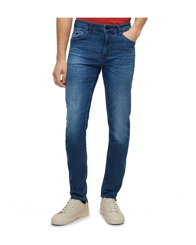 BOSS Men's Slim-Fit Super-Soft Denim Jeans Blue $89.44 Jeans