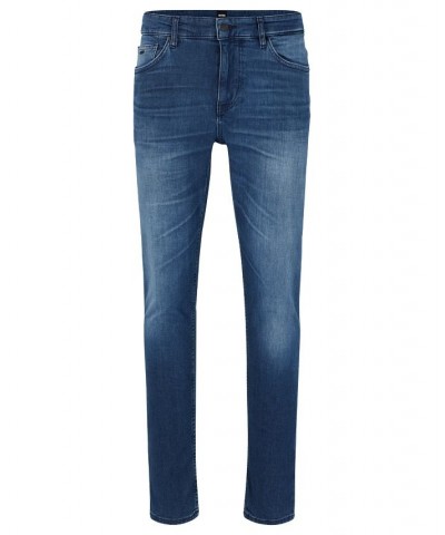 BOSS Men's Slim-Fit Super-Soft Denim Jeans Blue $89.44 Jeans