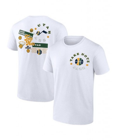Men's Branded White Utah Jazz Street Collective T-shirt $21.08 T-Shirts