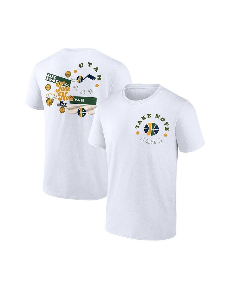 Men's Branded White Utah Jazz Street Collective T-shirt $21.08 T-Shirts