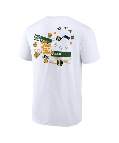 Men's Branded White Utah Jazz Street Collective T-shirt $21.08 T-Shirts