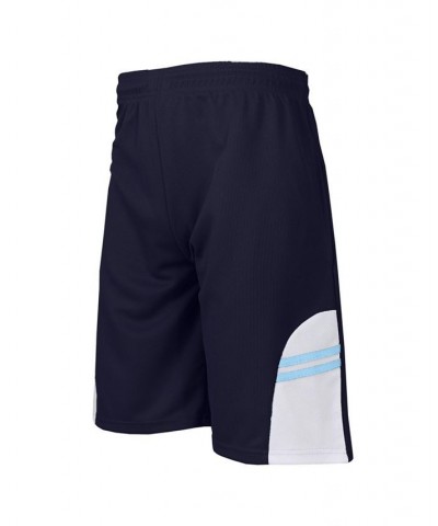 Men's Moisture Wicking Shorts with Side Trim Design Navy $16.66 Shorts