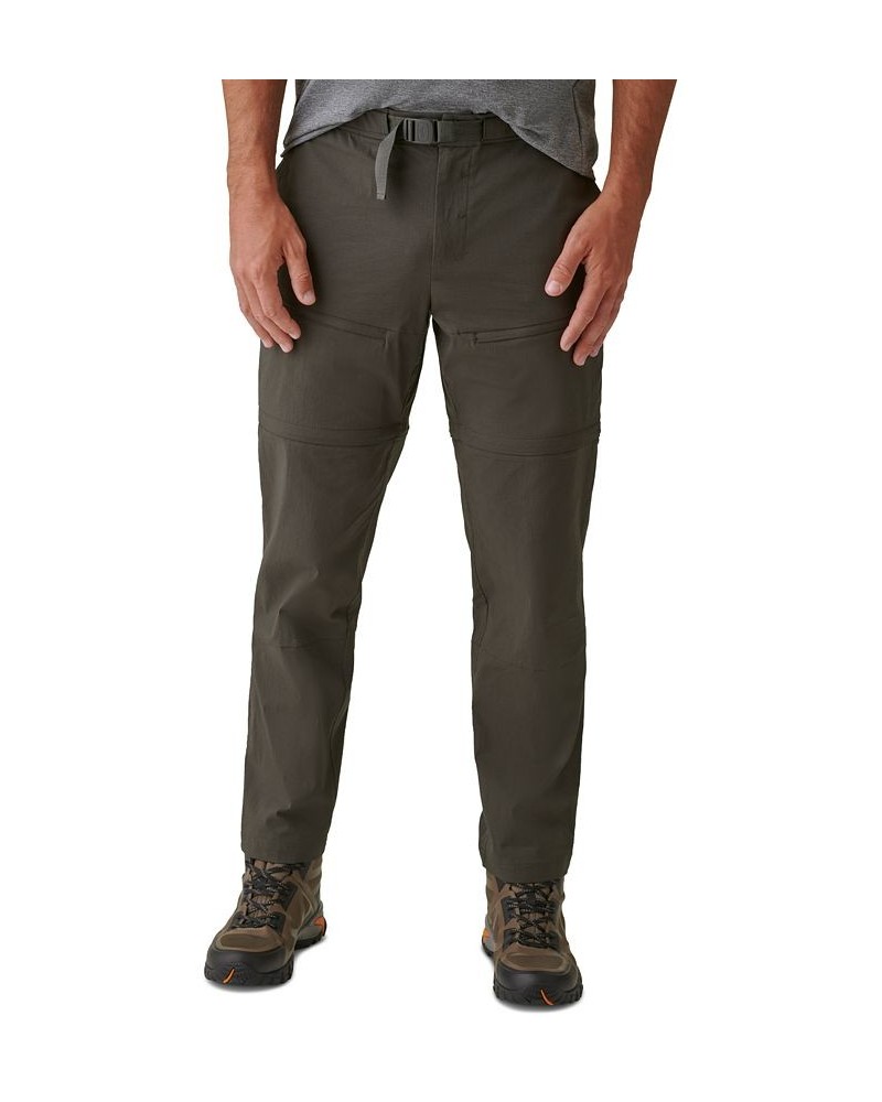 Men's Tracker Stretch Ripstop Zip-Off Convertible Pants Green $16.73 Pants