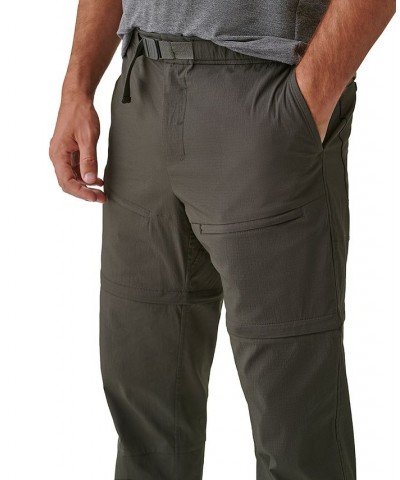 Men's Tracker Stretch Ripstop Zip-Off Convertible Pants Green $16.73 Pants