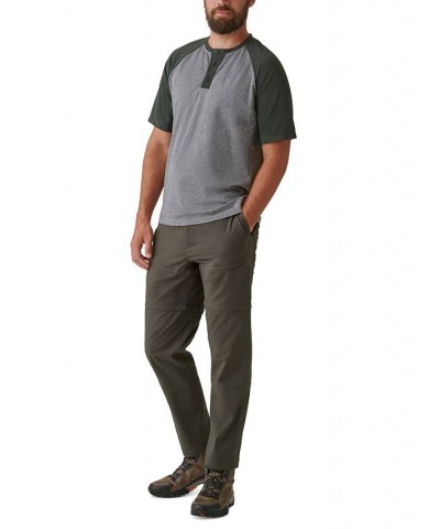 Men's Tracker Stretch Ripstop Zip-Off Convertible Pants Green $16.73 Pants