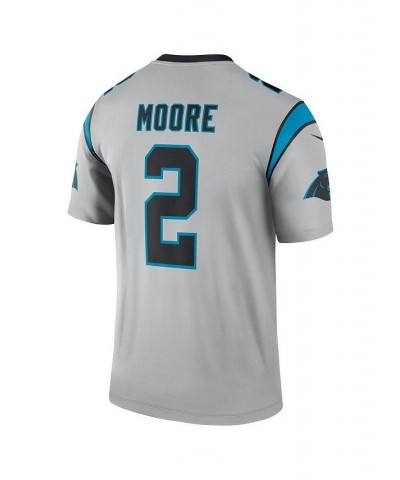 Men's D.J. Moore Silver Carolina Panthers Inverted Legend Jersey $41.80 Jersey