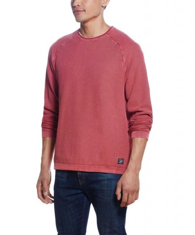 Men's Stonewash Textured Sweater Fire Whirl $15.12 Sweaters