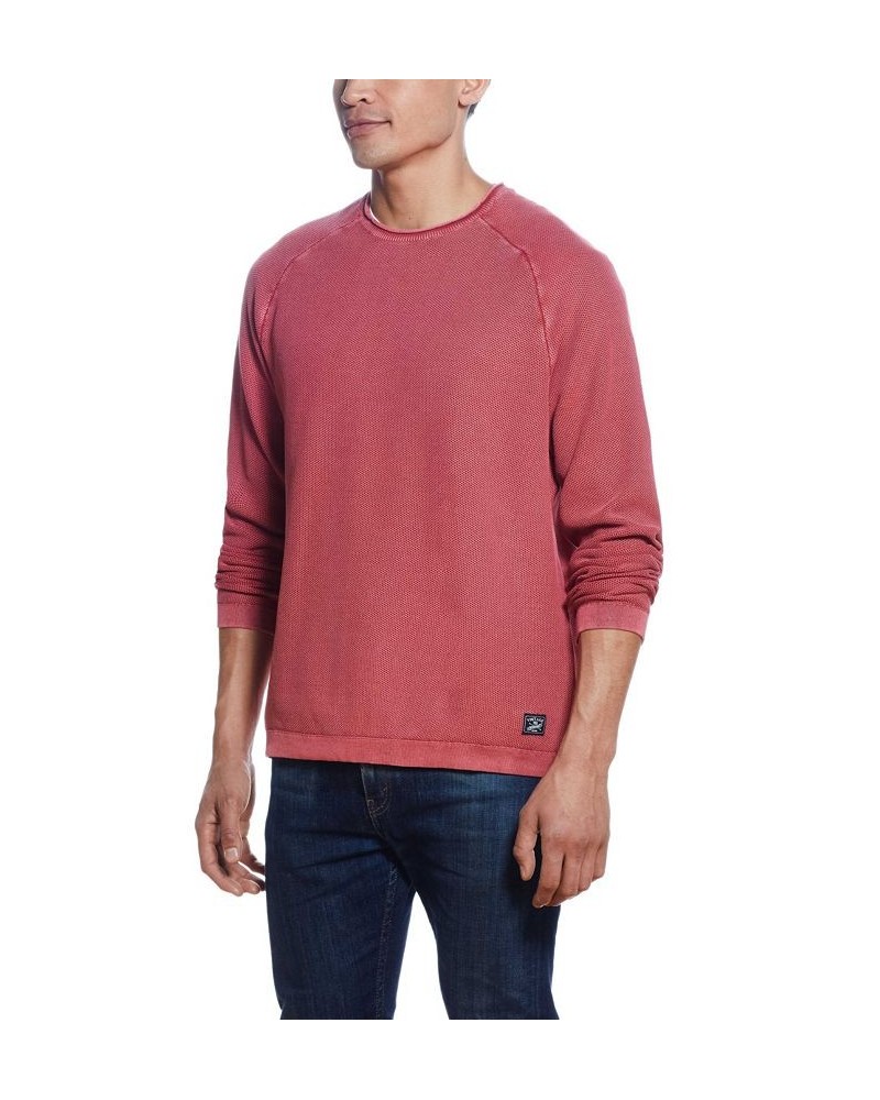 Men's Stonewash Textured Sweater Fire Whirl $15.12 Sweaters