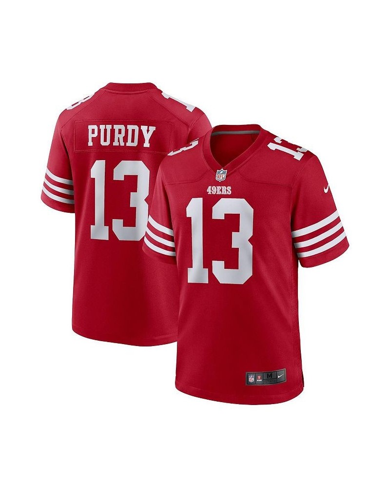 Men's Brock Purdy Scarlet San Francisco 49ers Game Player Jersey $60.20 Jersey