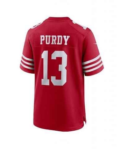 Men's Brock Purdy Scarlet San Francisco 49ers Game Player Jersey $60.20 Jersey