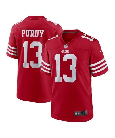 Men's Brock Purdy Scarlet San Francisco 49ers Game Player Jersey $60.20 Jersey