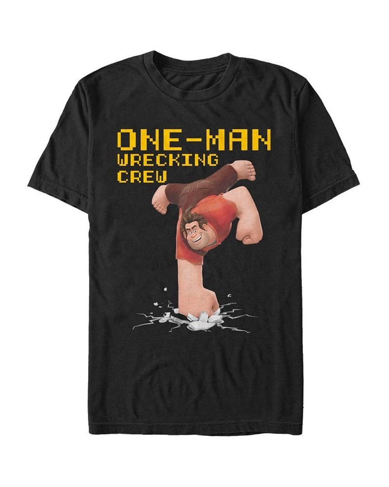 Pixar Men's Wreck It Ralph The Wrecking Crew Short Sleeve T-Shirt Black $14.70 T-Shirts