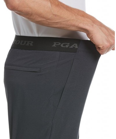 Men's Textured Dobby Performance Golf Shorts Black $17.64 Shorts