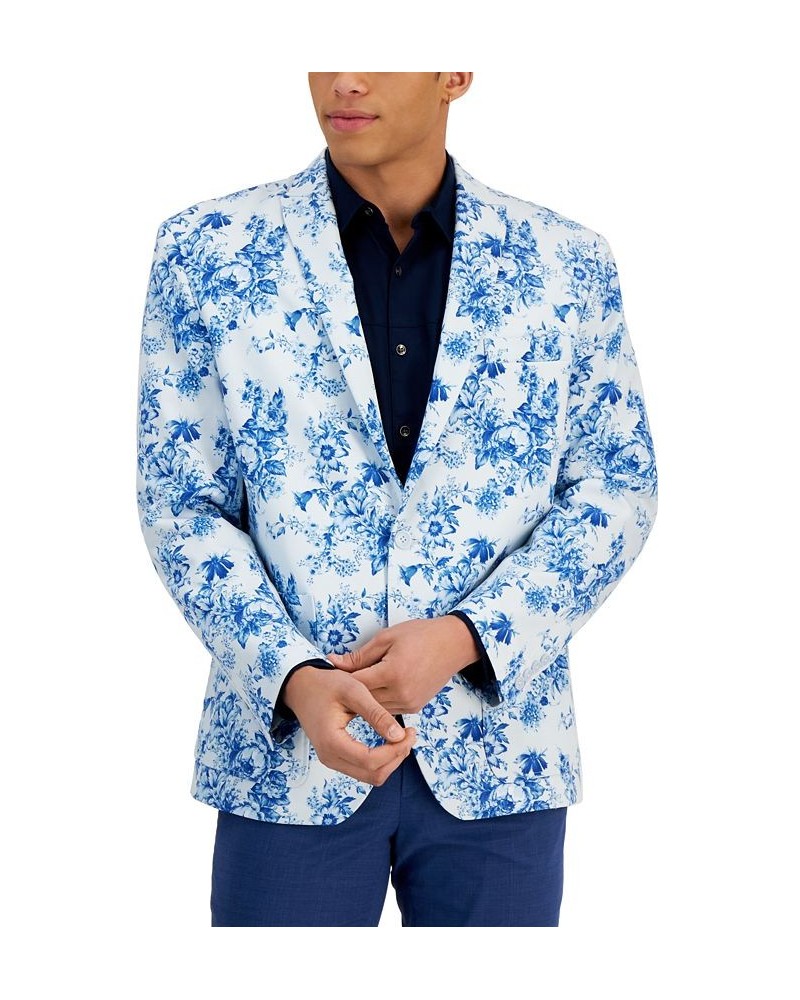 Men's Floral Blazer Blue $42.27 Blazers