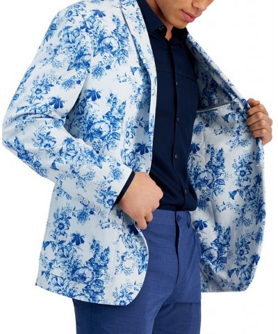 Men's Floral Blazer Blue $42.27 Blazers