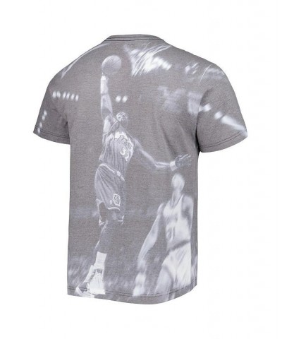 Men's Karl Malone Gray Utah Jazz Above The Rim Sublimated T-shirt $35.09 T-Shirts