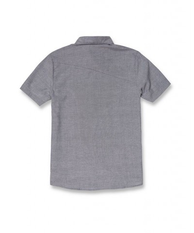 Men's Everett Oxford Short Sleeve Gray $27.95 Shirts