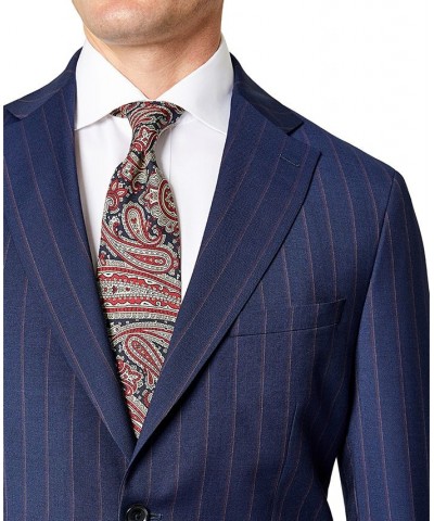 Men's Slim-Fit Berry Solid Wool Suit Multi $195.75 Suits