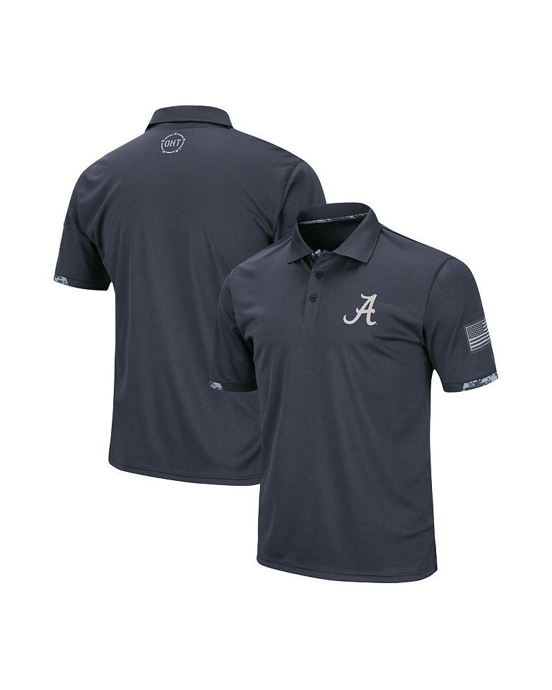 Men's Charcoal Alabama Crimson Tide Big and Tall OHT Military-inspired Appreciation Digital Camo Polo Shirt $31.20 Polo Shirts