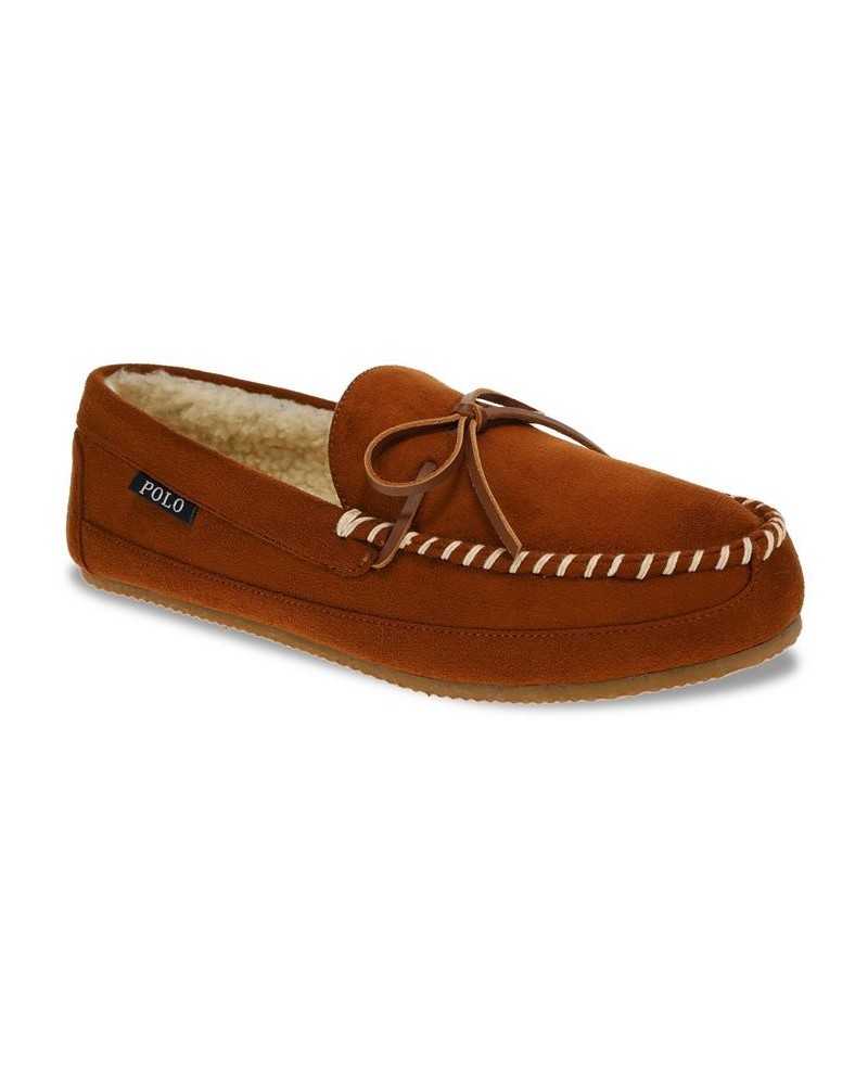 Men's Markel V Moccasin Slippers Tan/Beige $32.20 Shoes