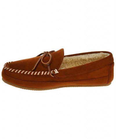 Men's Markel V Moccasin Slippers Tan/Beige $32.20 Shoes